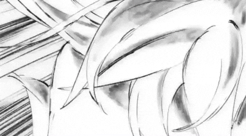 uma cena do asta, protagonista de black clover, no manga, prestes a atacar a quarta parede com a espada